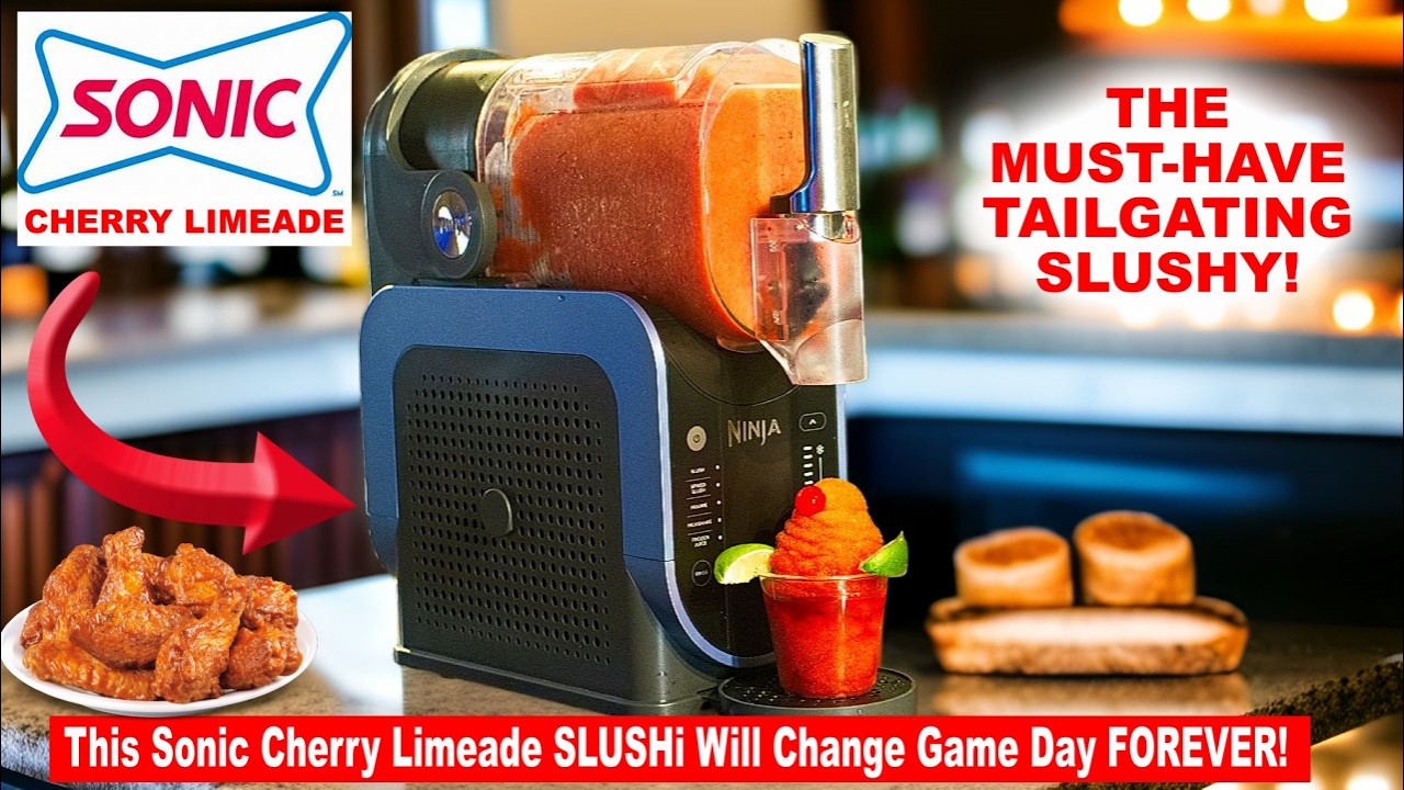 Как приготовить коктейль Sonic Cherry Limeade Slush | Рецепты Ninja SLUSHi