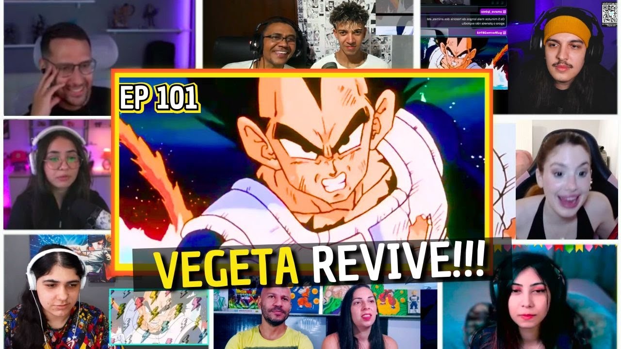 PESSOAS REAGINDO A VEGETA É REVIVIDO EM NAMEKUZEI!!! Multi-Reações - Dragon Ball Z EP 101