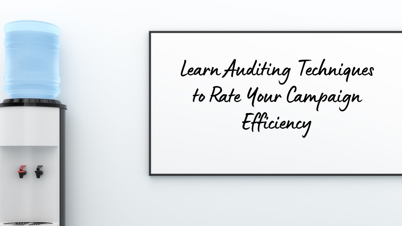 Learn Auditing Techniques to Rate Your Campaign Efficiency