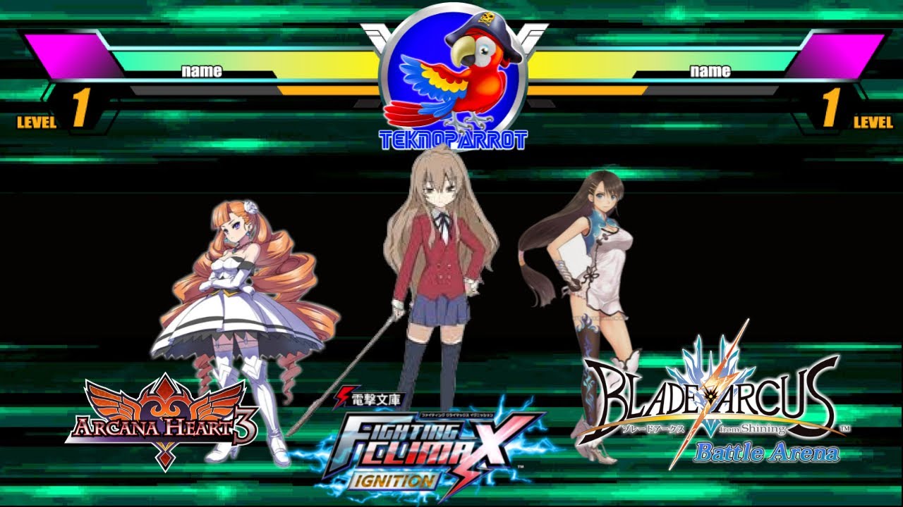 Tutorial teknoparrot en español parte 19 arcana hearts 3,blade arcus ,Fighting climax ignition