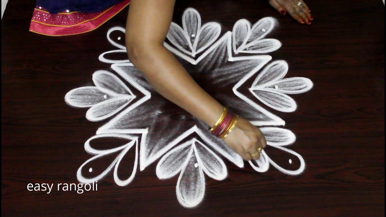 Latest cute n easy rangoli kolam designs by Suneetha || simple n beautiful muggulu