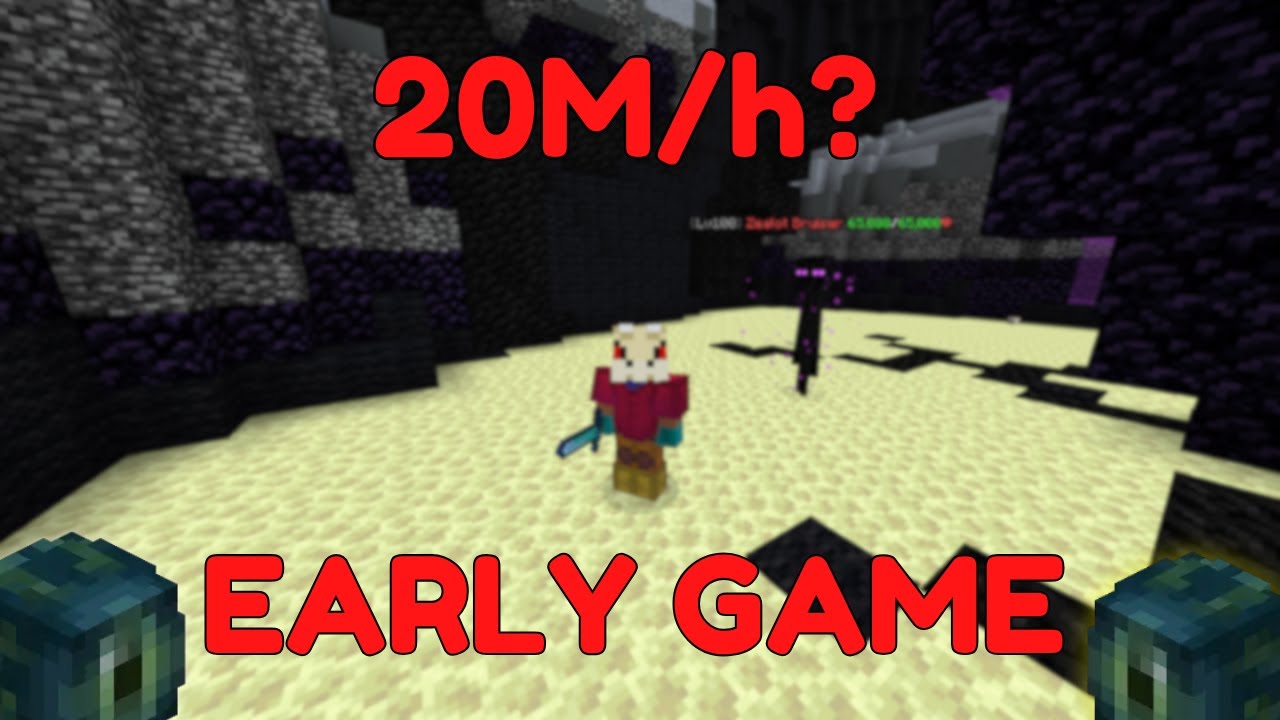 The BEST early game money making method - Hypixel