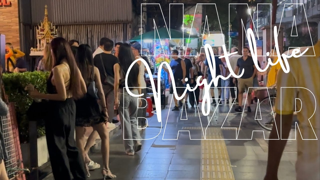 Nanabazar nightlife  Bangkok Thailand 