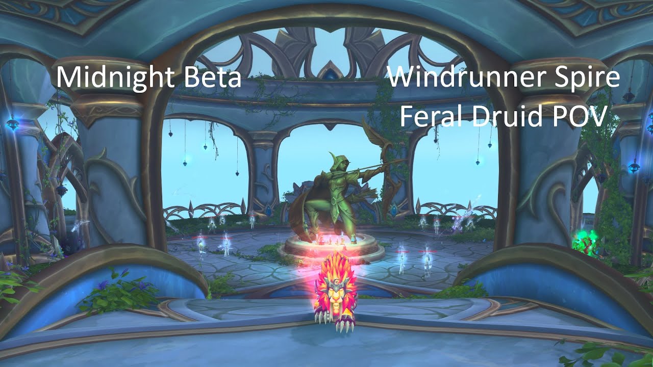 Windrunner Spire Feral Druid POV | WoW Midnight 12.0 Beta