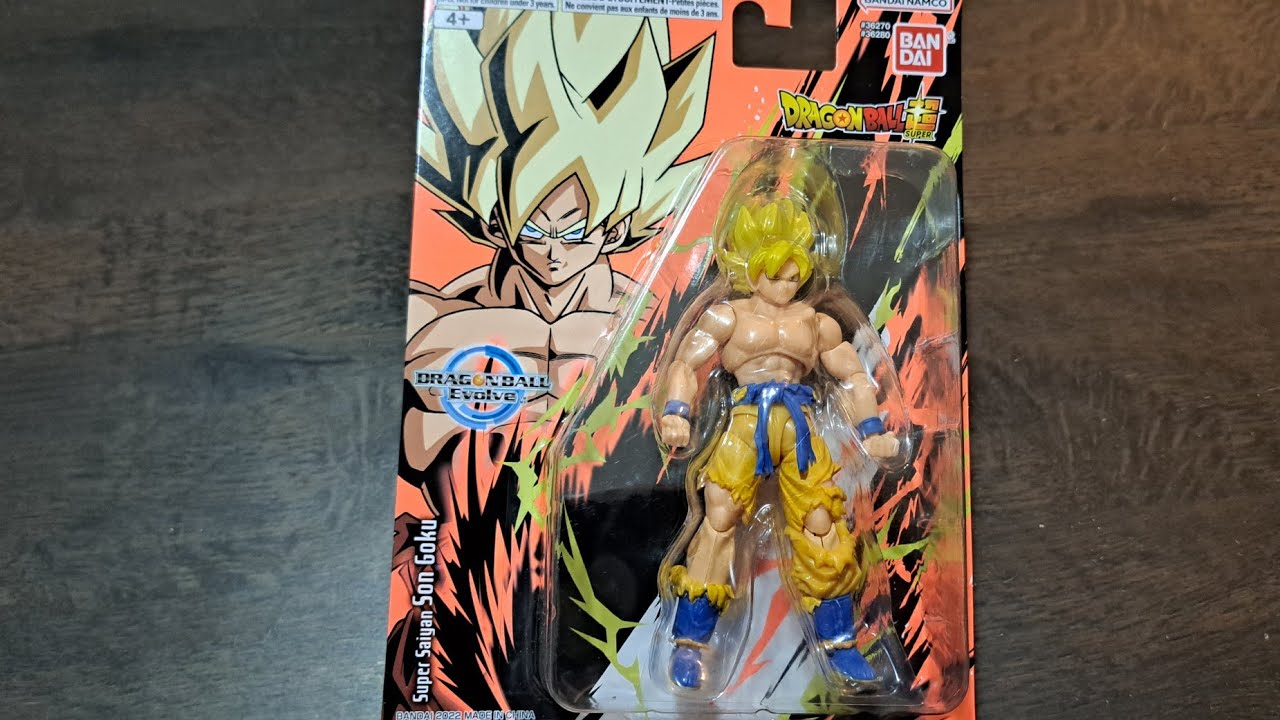 dragonball evolve super saiyan goku figure opening