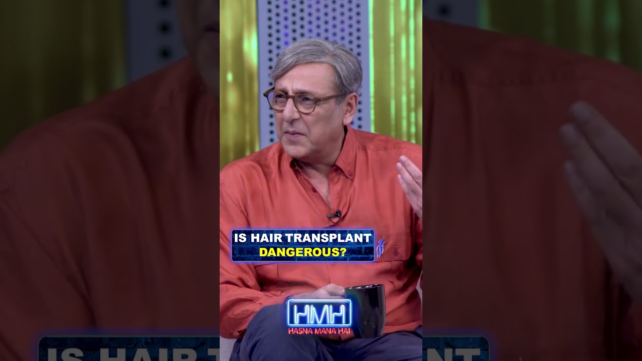Is hair transplant dangerous! - #sajidhasan #tabishhashmi  #hasnamanahai #shorts