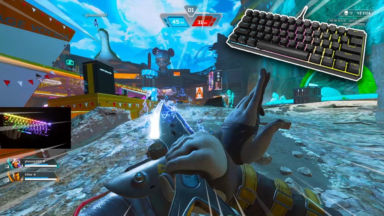New Wraith Heirloom Animations Chill😍Apex Legends Keyboard ASMR TDM😴