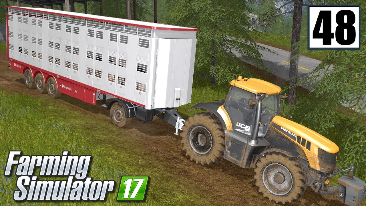 Sprzedaż świń i kupno maszyn - Farming Simulator 17 (#48) | gameplay pl