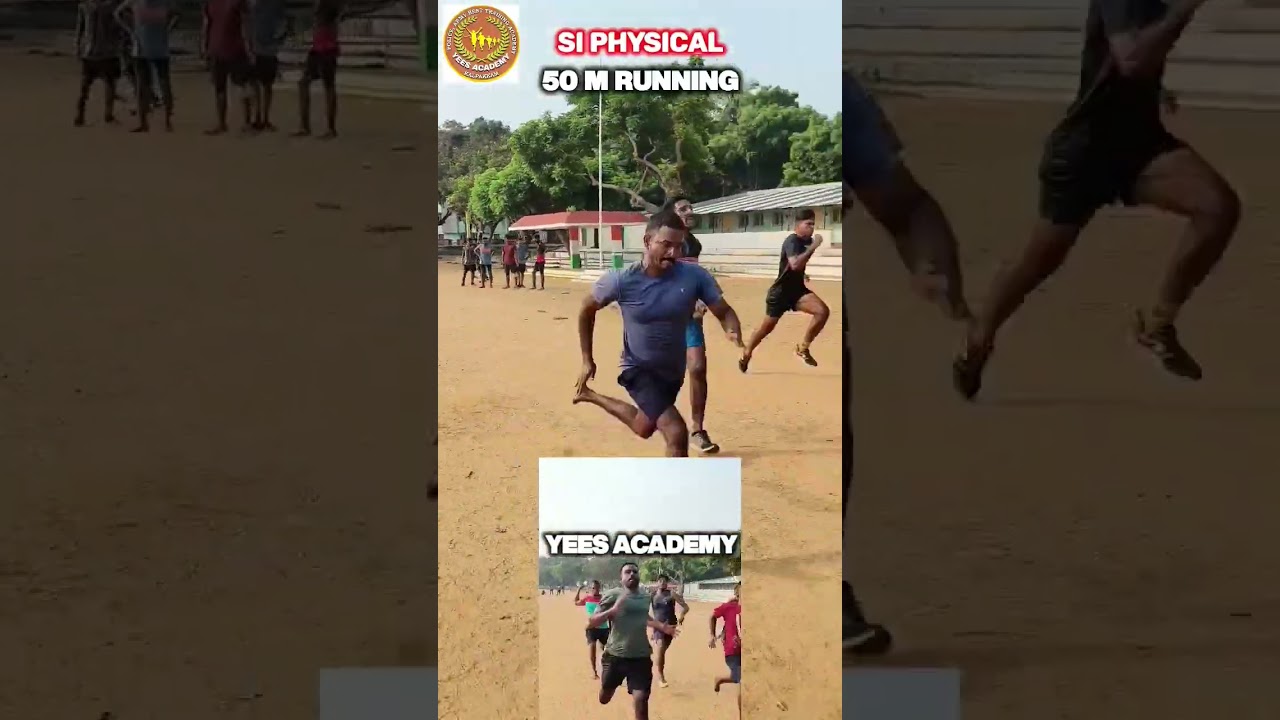 SI PHYSICAL 50 M RUNNING #BEST ACADEMY #YEES ACADEMY #TNUSRB 2023 #SI #motivational