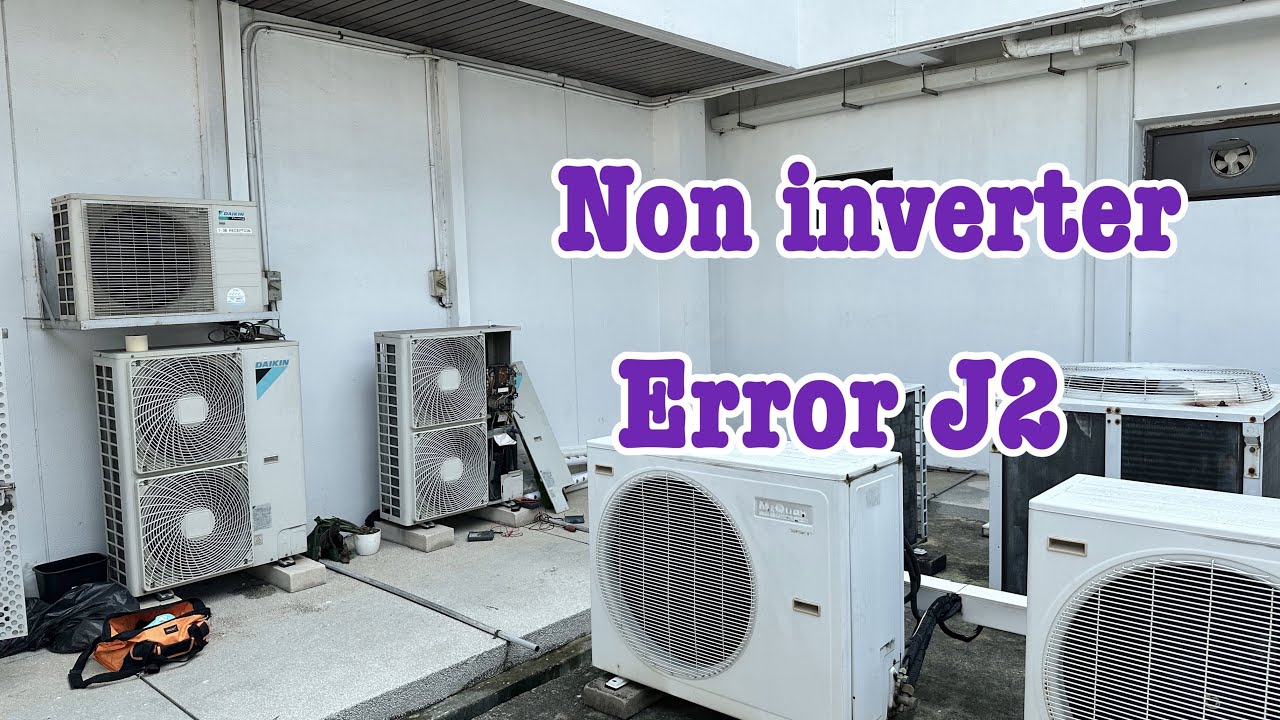 Non inverter 5Hp air conditioner [ error J2 ]