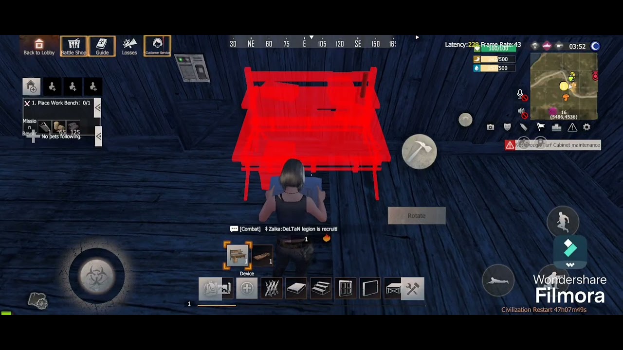 First day in last island of survival #1