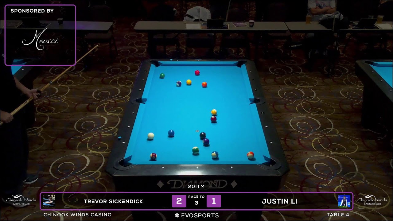 TREVOR SICKENDICK vs JUSTIN LI - WBCA 8 BALL 2026 - TABLE 4 | EvoSports