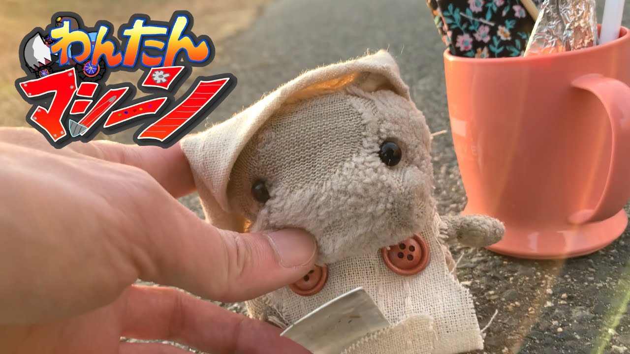 ルンバに負けるな！掃除のぶたさん【わんたんマシーン】