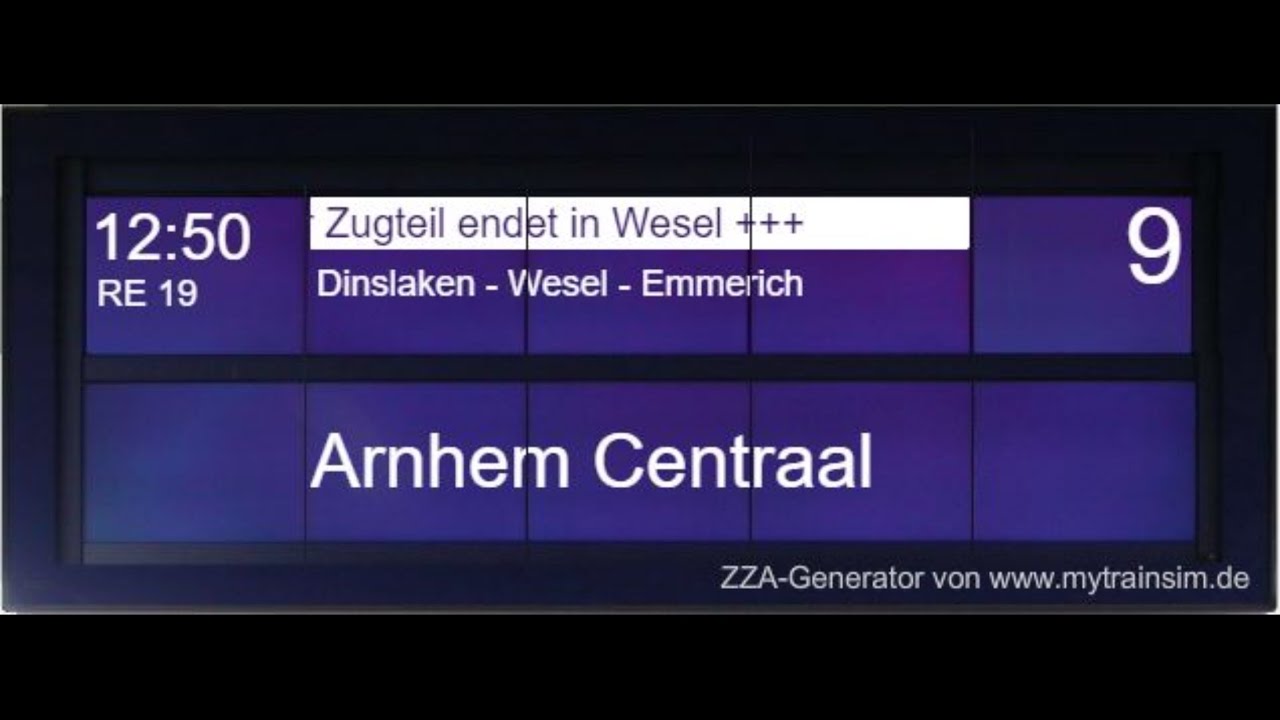 Ansagen Blechelse Oberhausen Hbf Teil 1