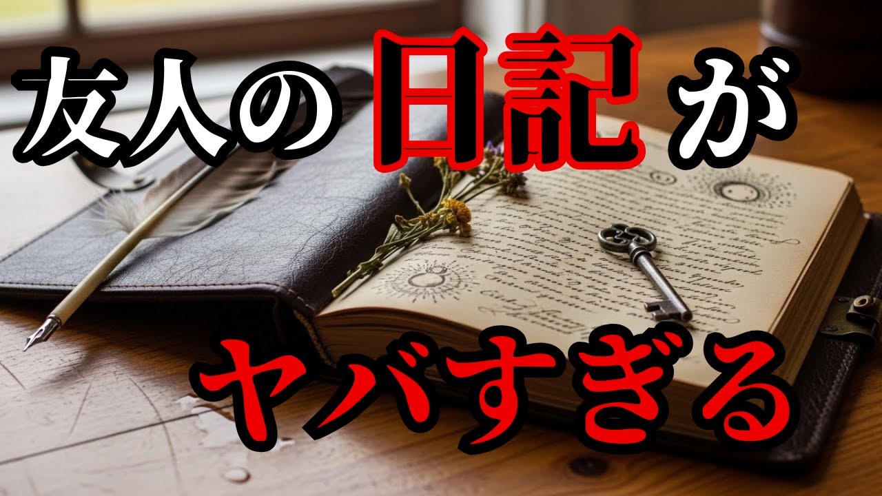 【怖い話】友人の日記が気になり見てみると・・・「友達の日記が怖い」【ゆっくり】