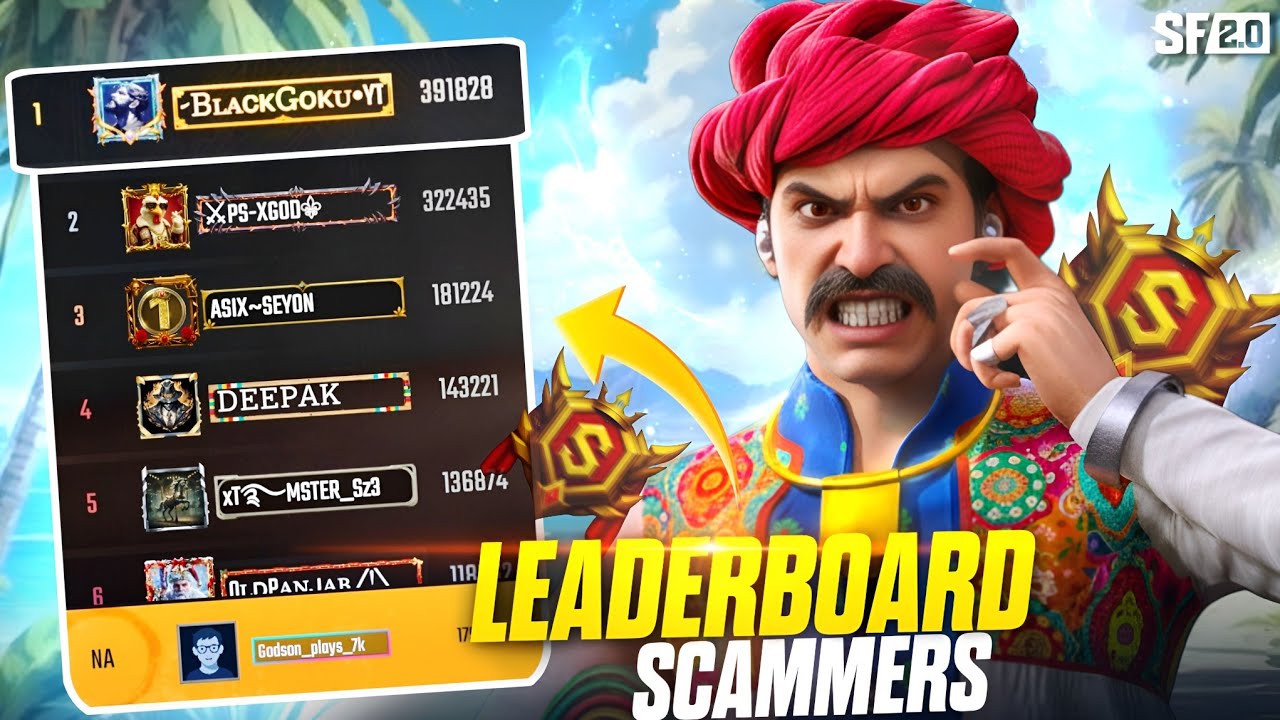 NEW LEADERBOARD SCAMMERS EXPOSED 👺 SCARFALL 2 | GODSON PLAYS 