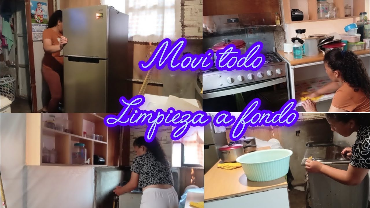 Moviendo muebles (limpieza extrema 🥵 💪 