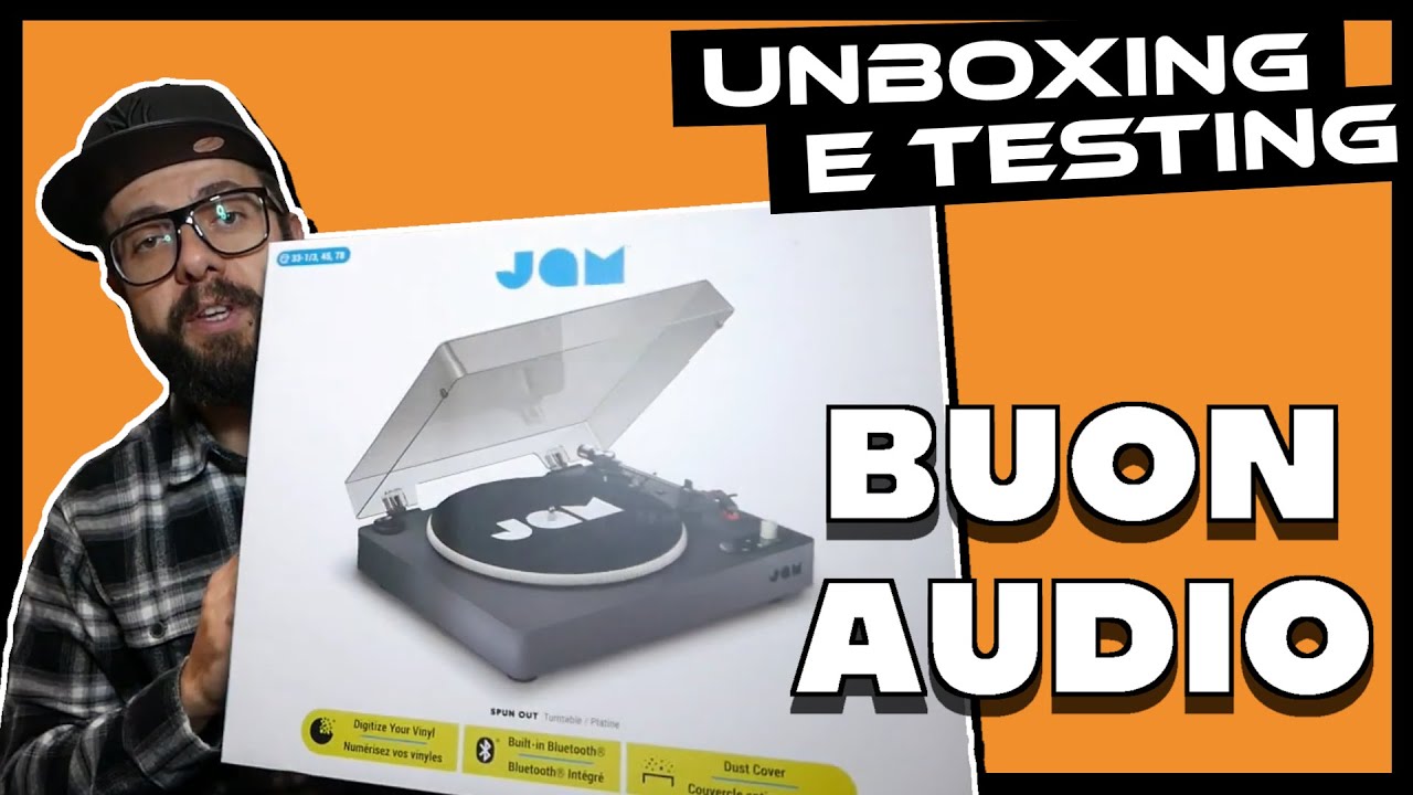 Giradischi Jam Spun Out [UNBOXING e TESTING]