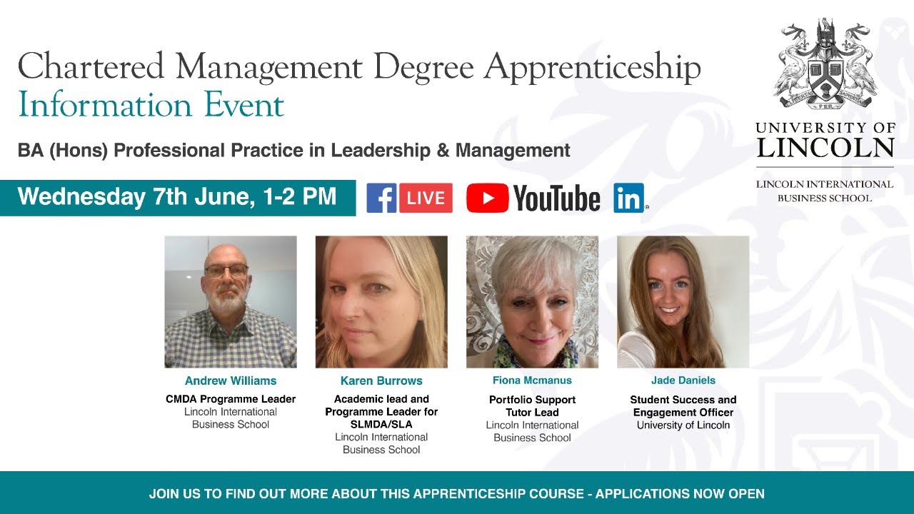 Chartered Manager Degree Apprenticeship Information Session