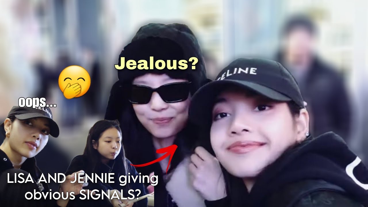 Lisa making Jennie shy and jealous? 🤭❤️ 