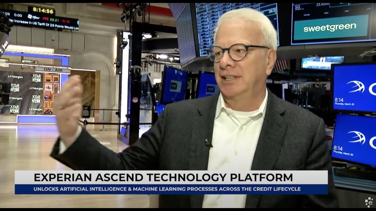 Cheddar TV: How Experian Is Powering Digital Finance with Data & AI - Alex Lintner