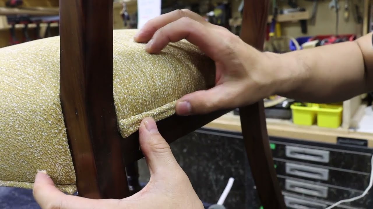 HOW TO REUPHOLSTER A DINING ROOM CHAIR - ALO  upholstery
