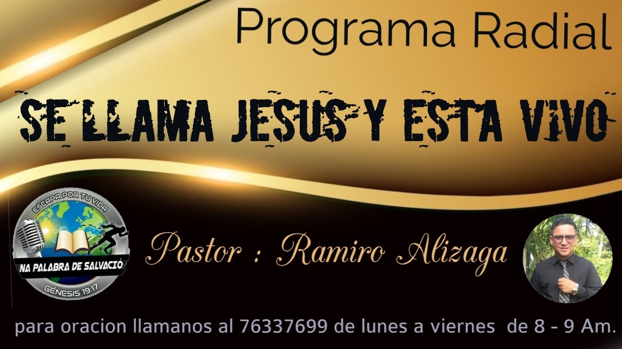 SE LLAMA JESUS Y ESTA VIVO