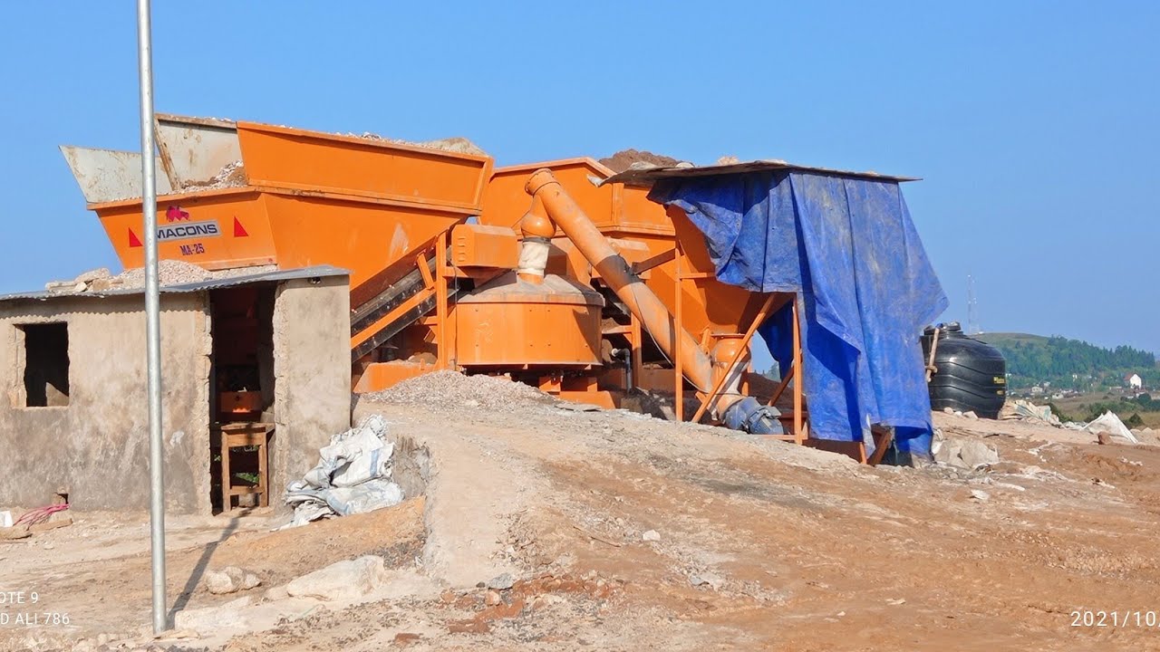 Macons Batching plant MA 25 Operating