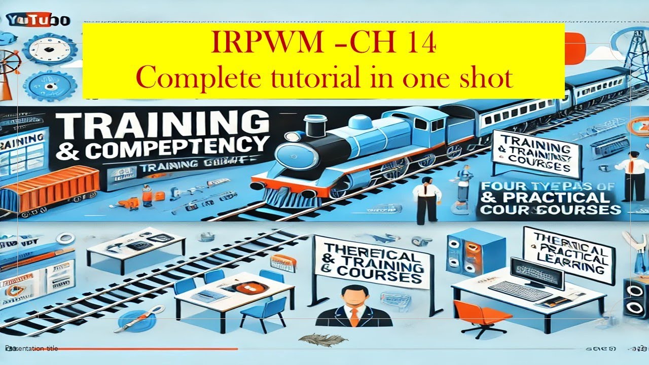 IRPWM CH 14 | Training, Competency and Medical| One shot tutorial|#ertrivendrakumar