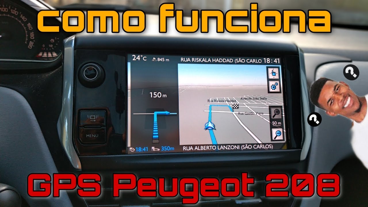 navegação GPS Peugeot 208 até 2017  como funciona ? 🤷🏽‍♂️  |  canal Car Play