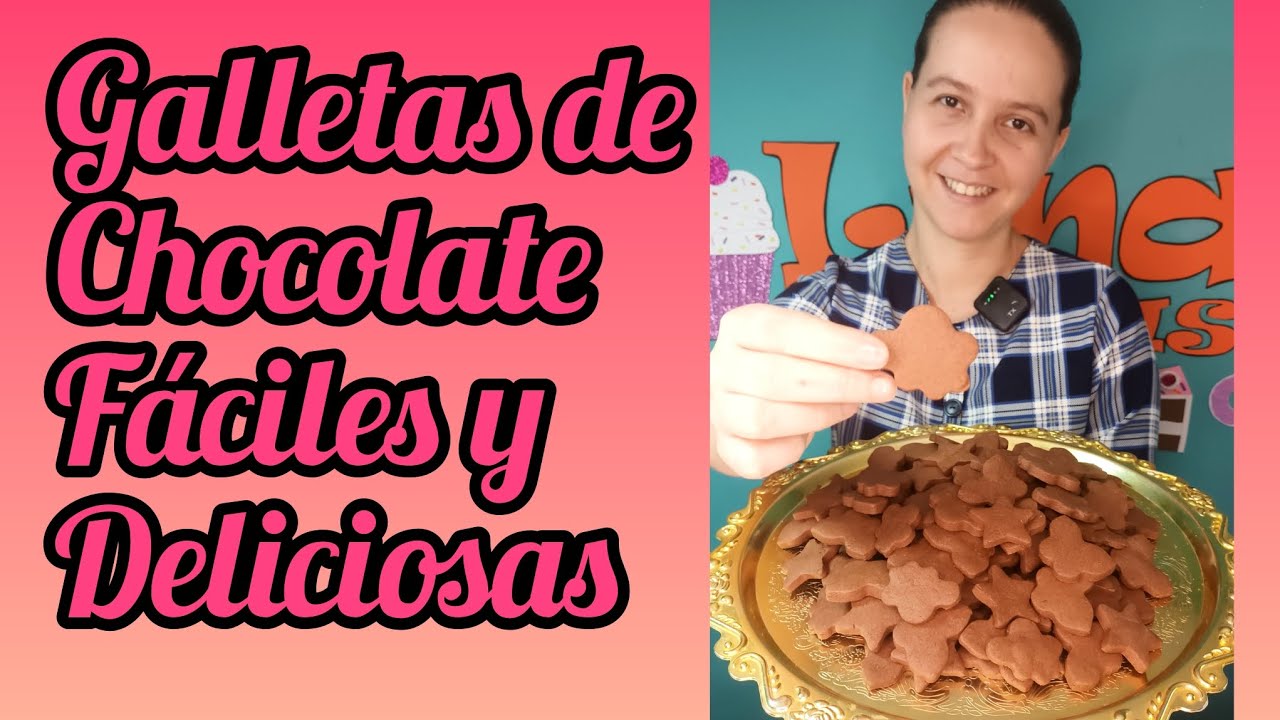 Galletas de Chocolate | Receta paso a paso deliciosas cookies #linatortas 