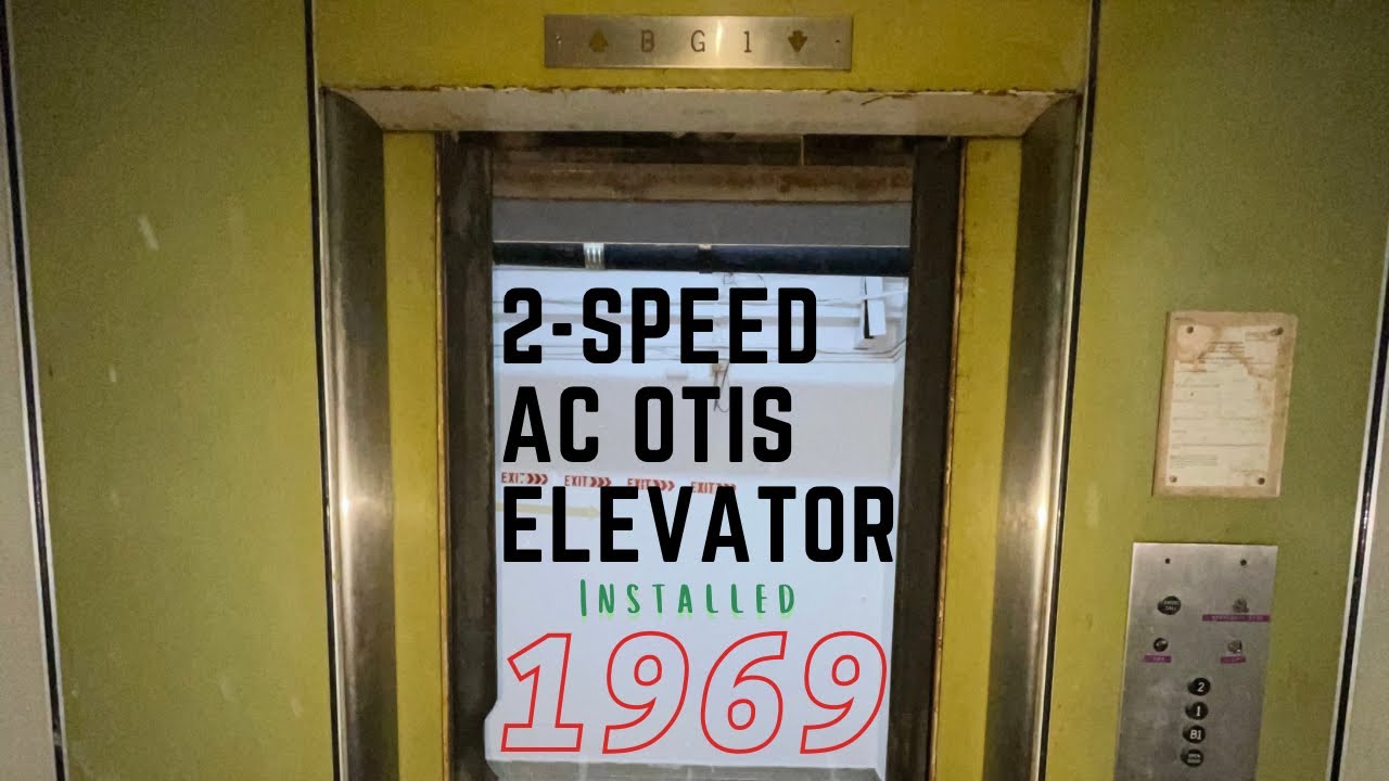 1969 Otis 2-Speed Elevator + Motor Room Tour