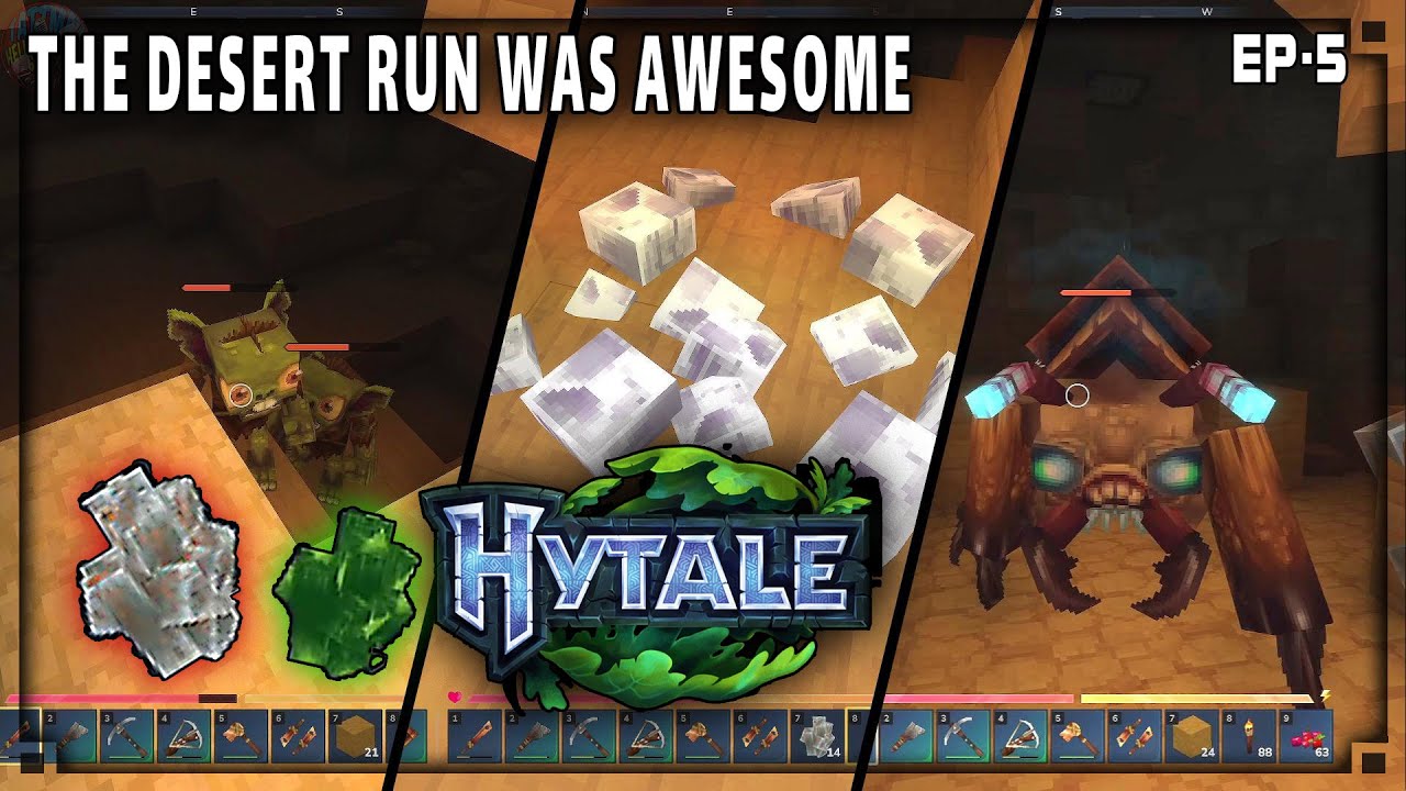 Our Desert Run Was Awesome! Hytale ep5