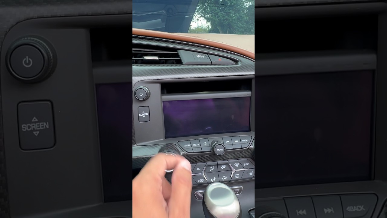 Compartimento secreto do Corvette C7 #shorts