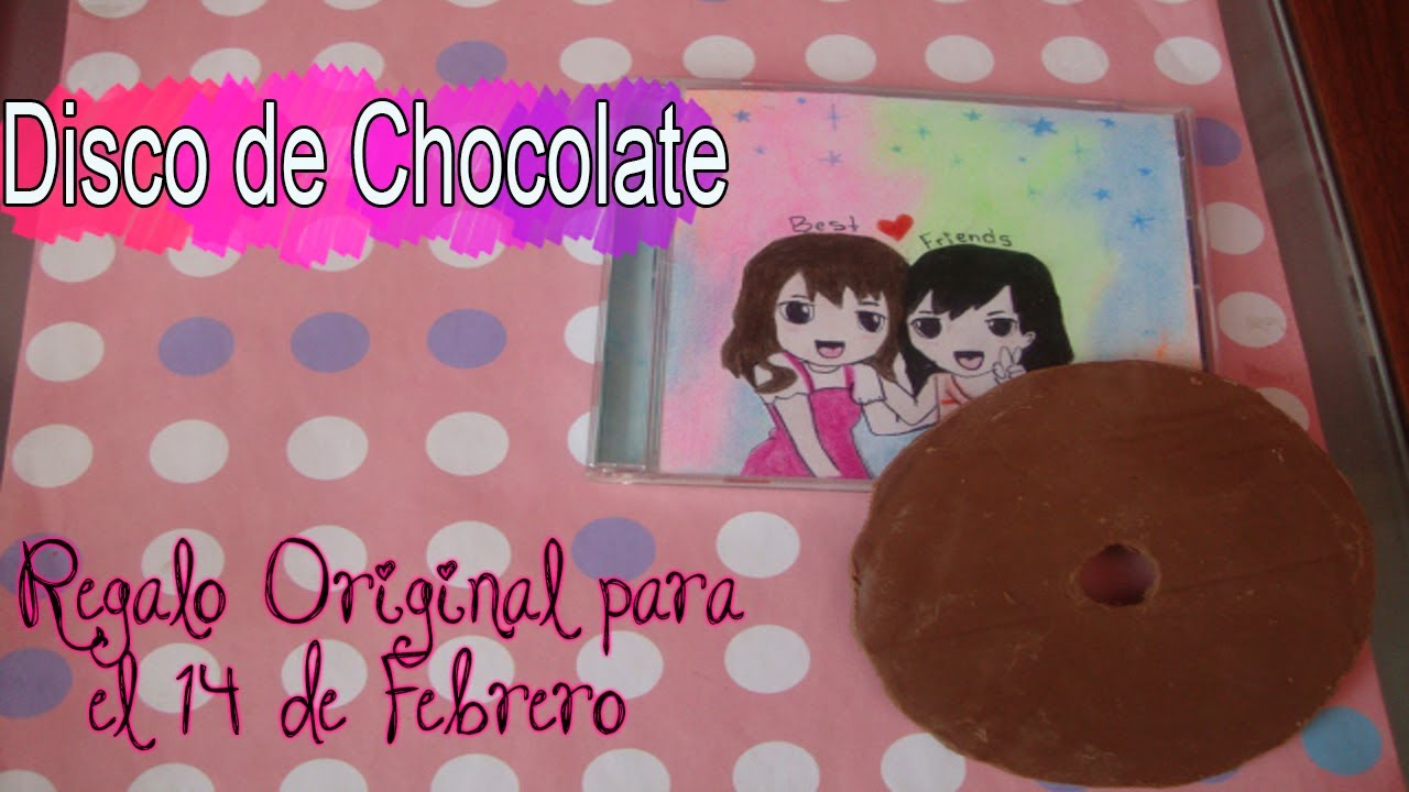 Chocolate en forma de Disco  - Regalo Súper Original