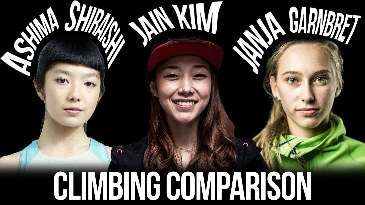 Ashima Shiraishi VS Jain Kim VS Janja Garnbret - Climbing Comparison