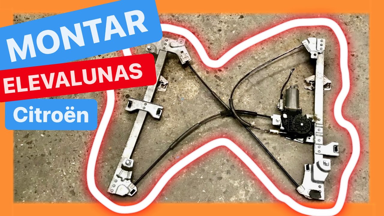 🟧Como MONTAR ELEVALUNAS Delantero derecho Citroen BERLINGO 🪛🔧 (Elevalunas ELÉCTRICO) Parte 2