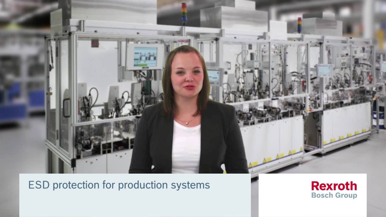 ESD protection for production system