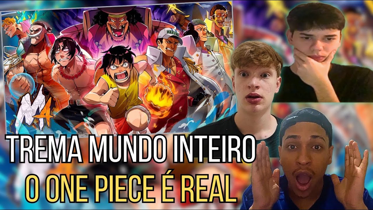 HATER DE ONE PIECE REAGE A M4rkim - Marineford (One Piece) - REACT TRIO DA CRIAÇÃO
