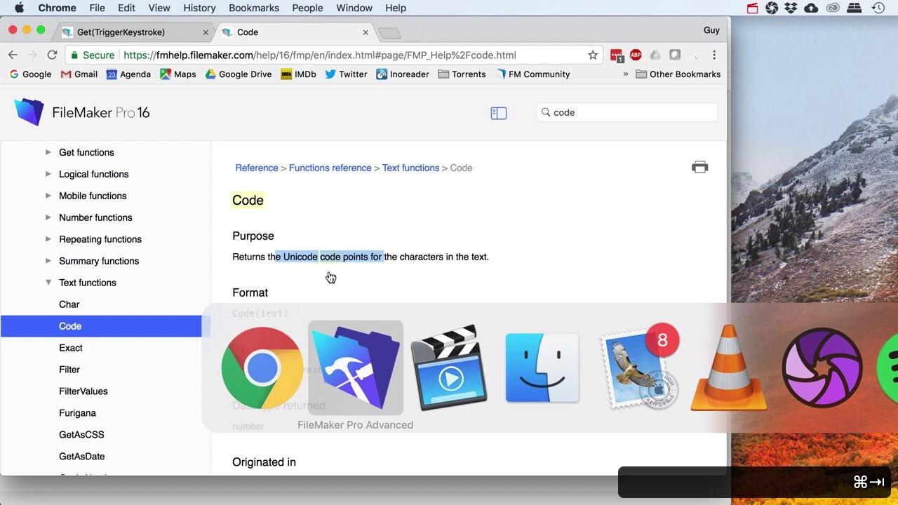 Capture the return key to run a script in Filemaker Pro