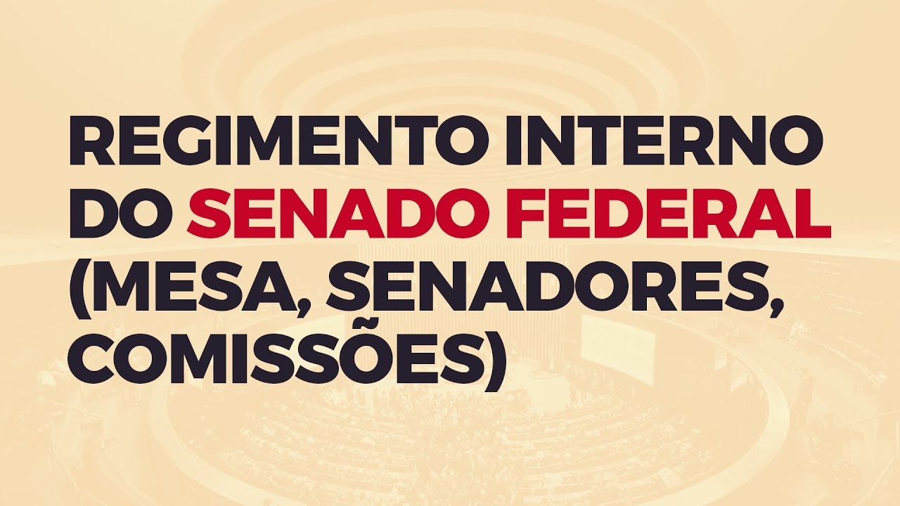 Concurso Senado | Regimento Interno com Julio Ponte