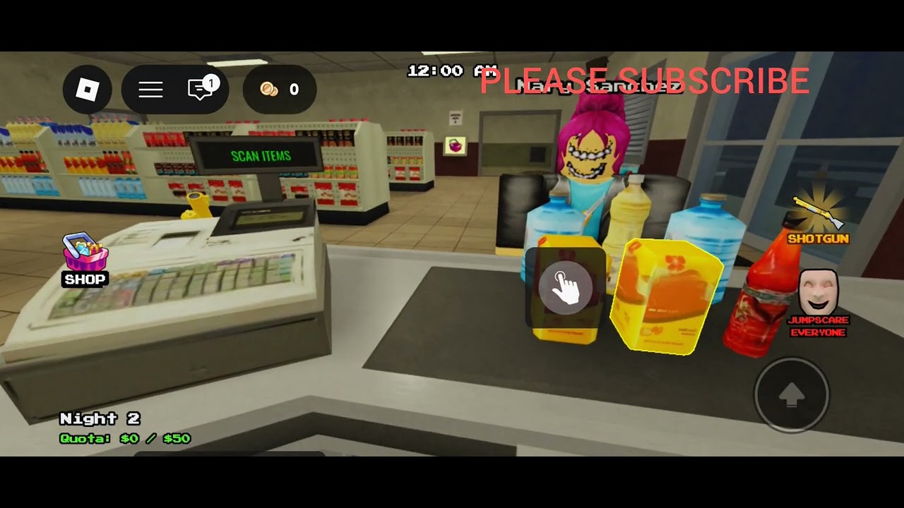 Night Shift Horror in ROBLOX Grocery Store 👻 Full Game Playthrough