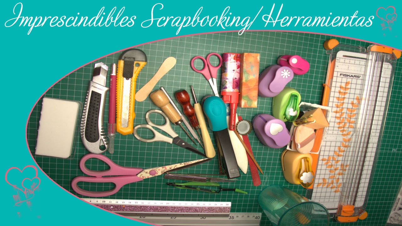 Imprescindibles para scrapbooking herramientas