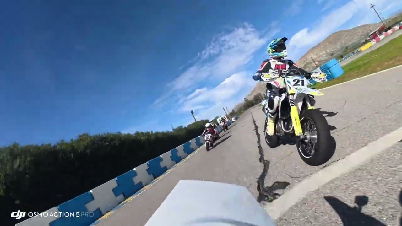 Apex Racing Supermoto action with friends 