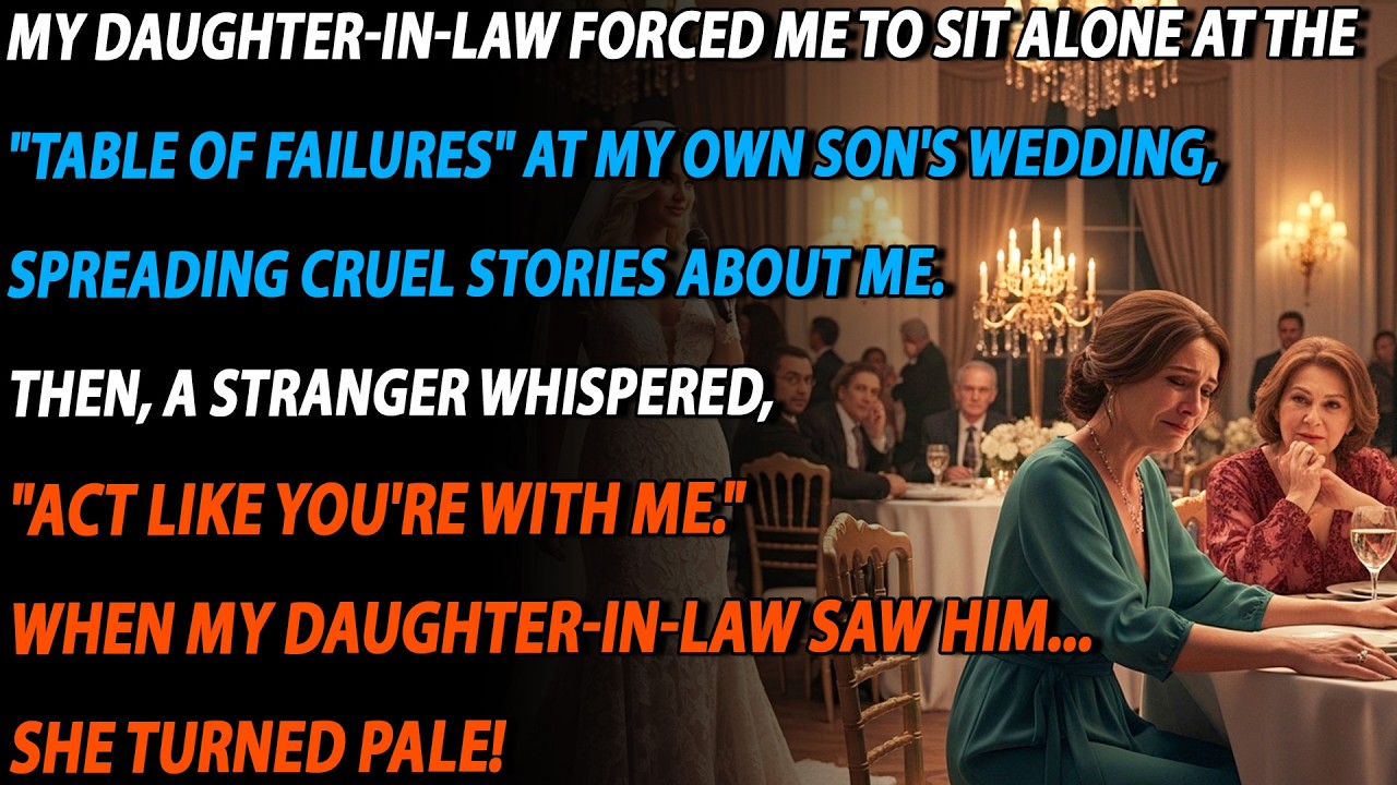 💔 Alone at the Wedding—Then a Stranger Said: “Pretend You’re With Me” 😱