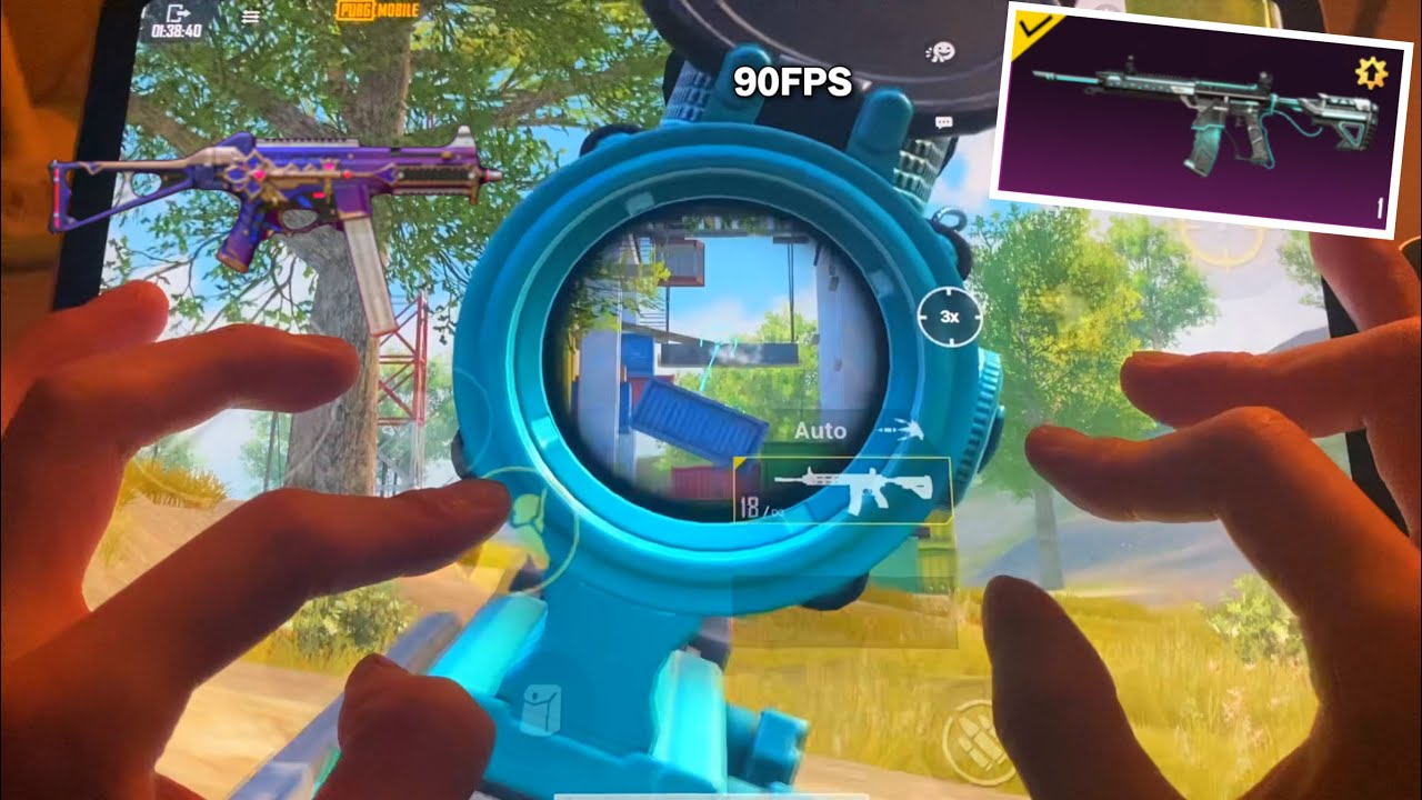 3352DMG! 90fps UMP 5 finger hand cam [1vs4] full Video 22kills!