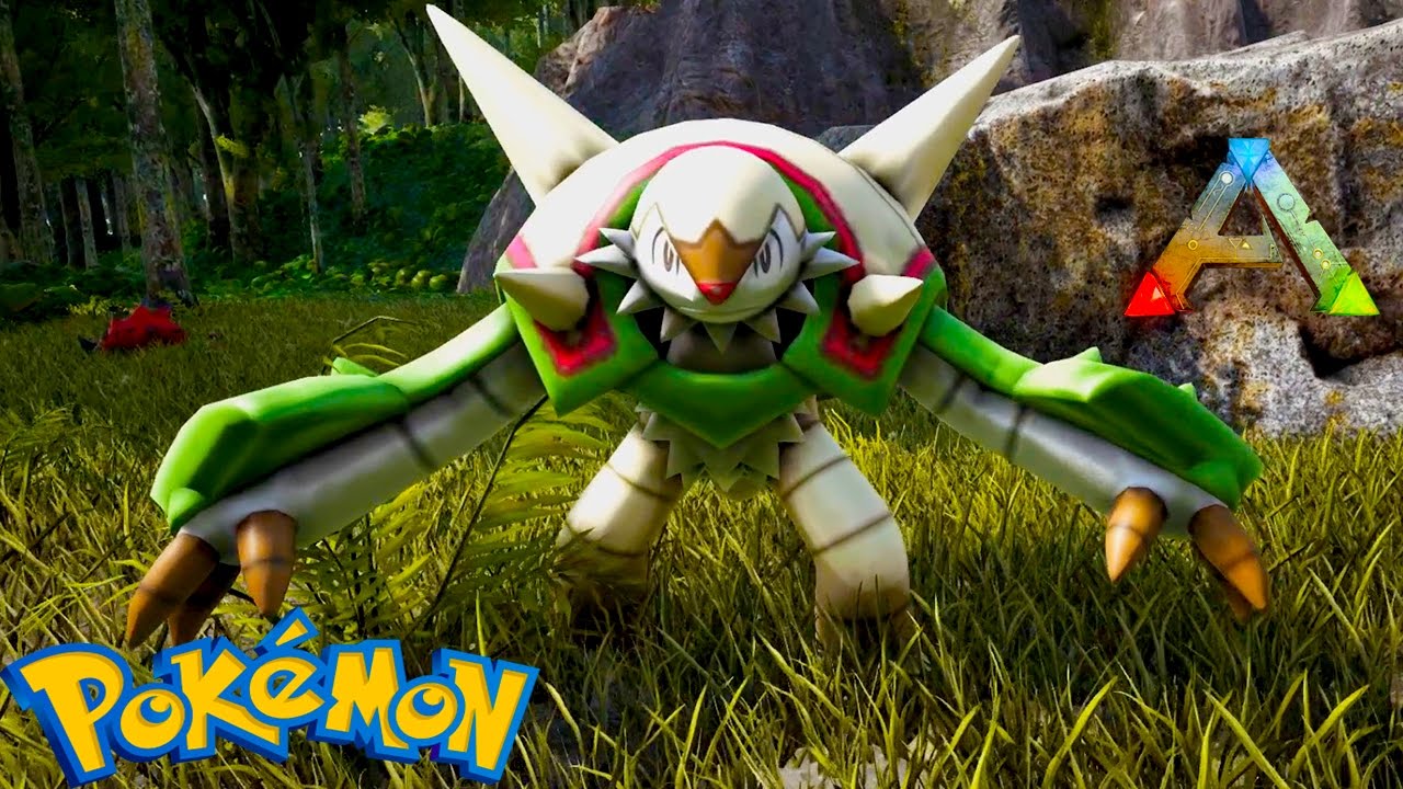 CHESNAUGHT + 3 NEW POKEMON! POKEMON EVOLVED UPDATE 1.43 (Ark Modded Gameplay)