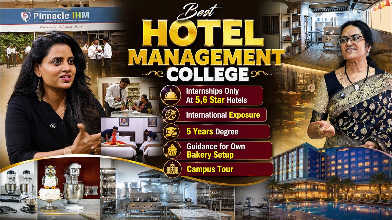 Best Hotel Management College | Pinnacle IHM Hyderabad: World-Class Labs, Overseas Internships