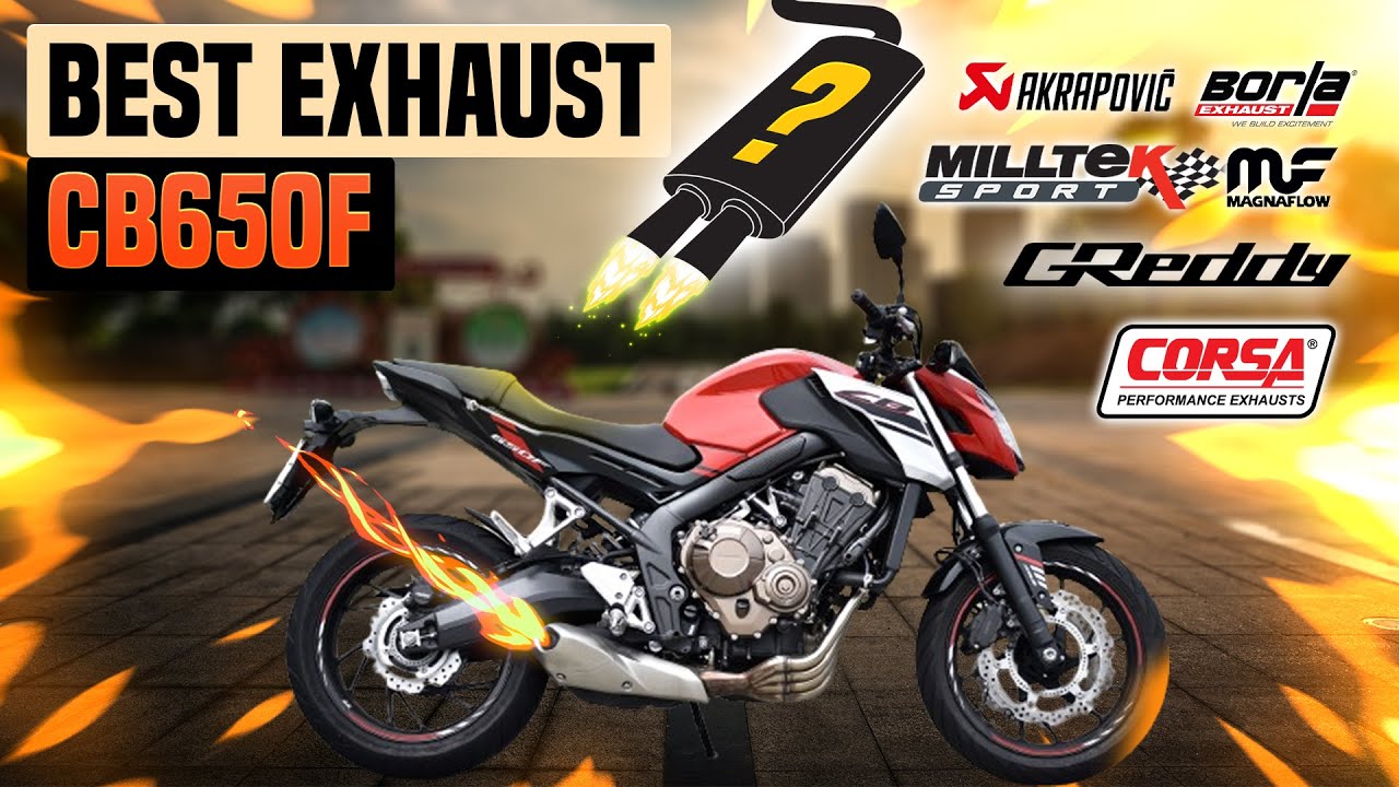 Honda CB650F Exhaust Sound🔥Akrapovic,Arrow,Black Widow,Austin Racing,Delkevic,Mivv,Dominator,GPR