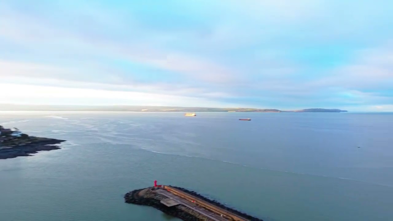 Bangor Marina shot on the DJI mini 5 pro 